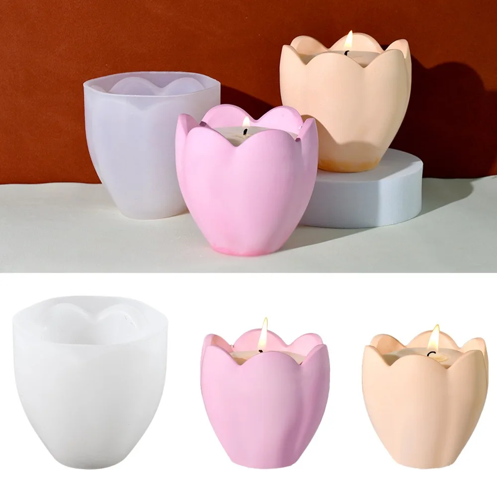 Tulip Candle Holder Silicone M - đánh giá và giá Soap Making Equipment For Beginners