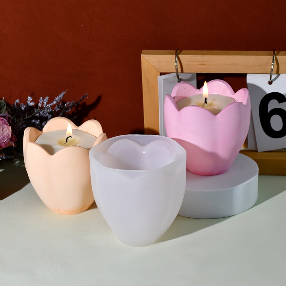 Tulip Candle Holder Silicone M - đánh giá và giá Soap Making Equipment For Beginners