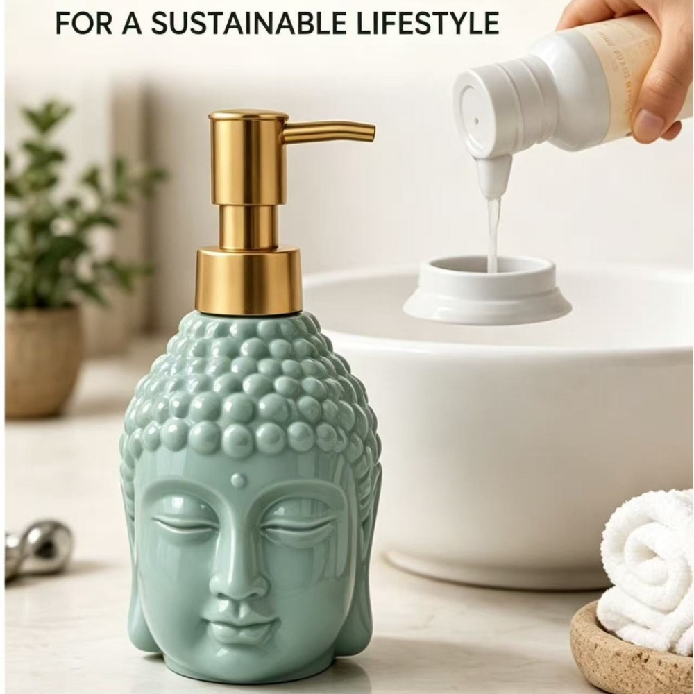 Ceramic Soap Dispenser Zen Med - đánh giá và giá Soap Making Jug