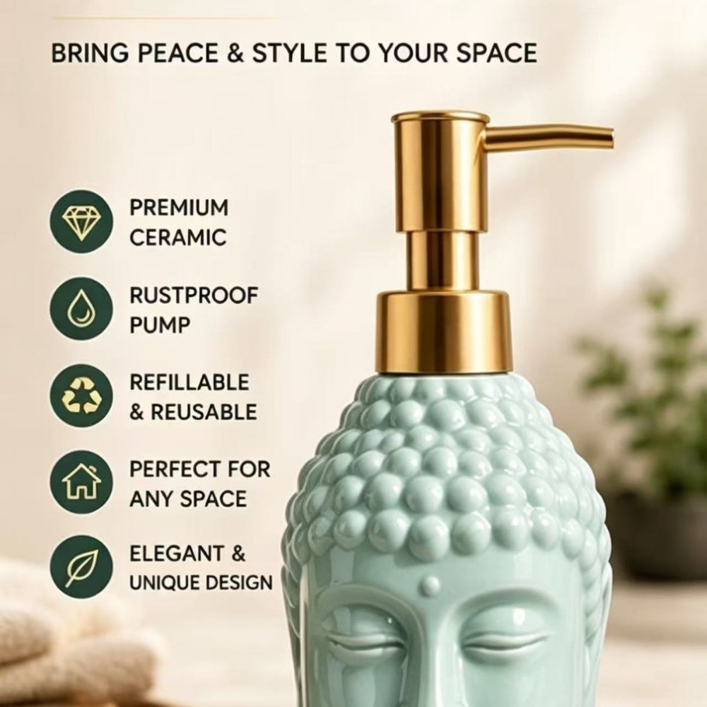 Ceramic Soap Dispenser Zen Med - đánh giá và giá Soap Making Jug