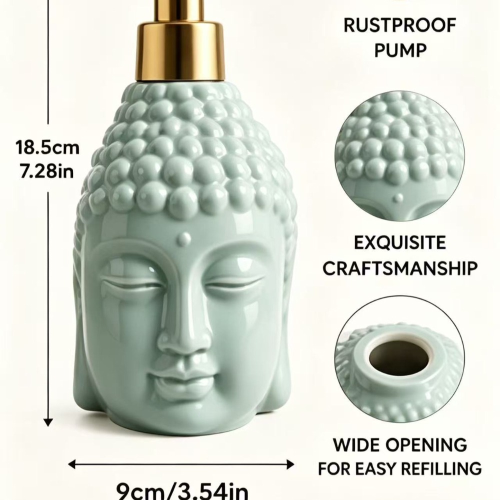 Ceramic Soap Dispenser Zen Med - đánh giá và giá Soap Making Jug
