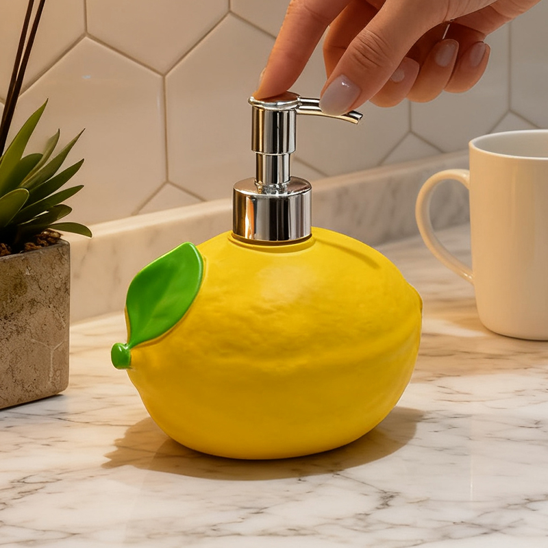 Cute Lemon Shaped Resin Soap D - đánh giá và giá Soap Making Jug