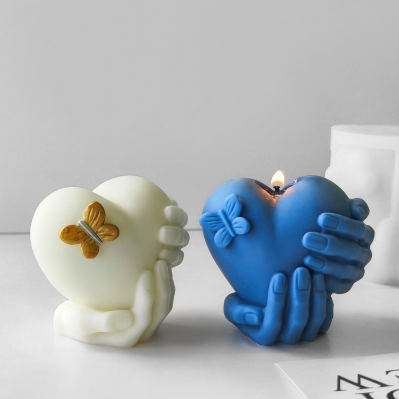 Hand Hold Love Silicone Candle - đánh giá và giá Soap Making Equipment For Beginners