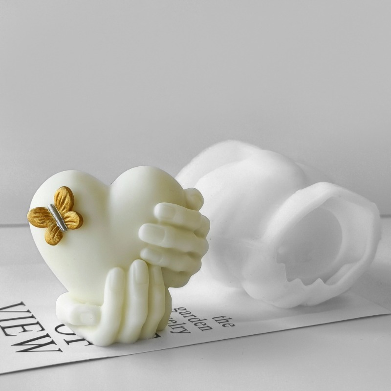 Hand Hold Love Silicone Candle - đánh giá và giá Soap Making Equipment For Beginners
