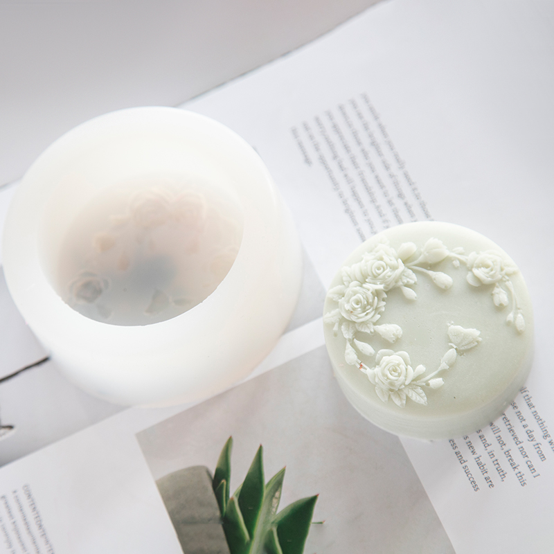 Hình Dáng Tròn Hoa Hồng Hoa Xà - đánh giá và giá Soap Making Formula