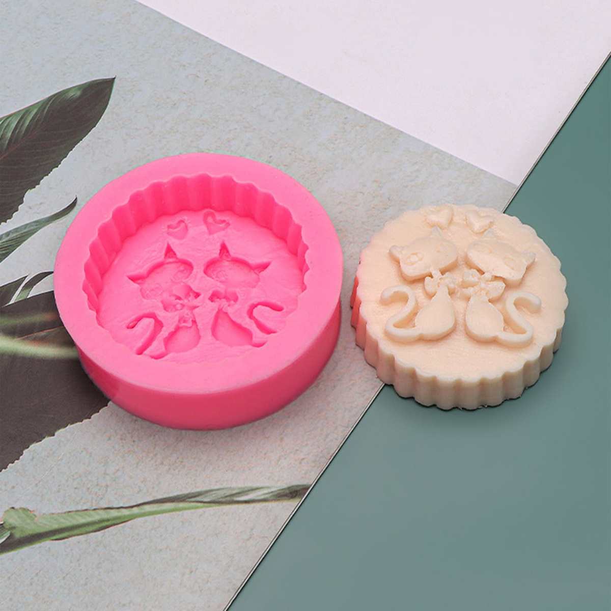 1-Piece Silicone Cat Soap Mold - đánh giá và giá Soap Making Formula