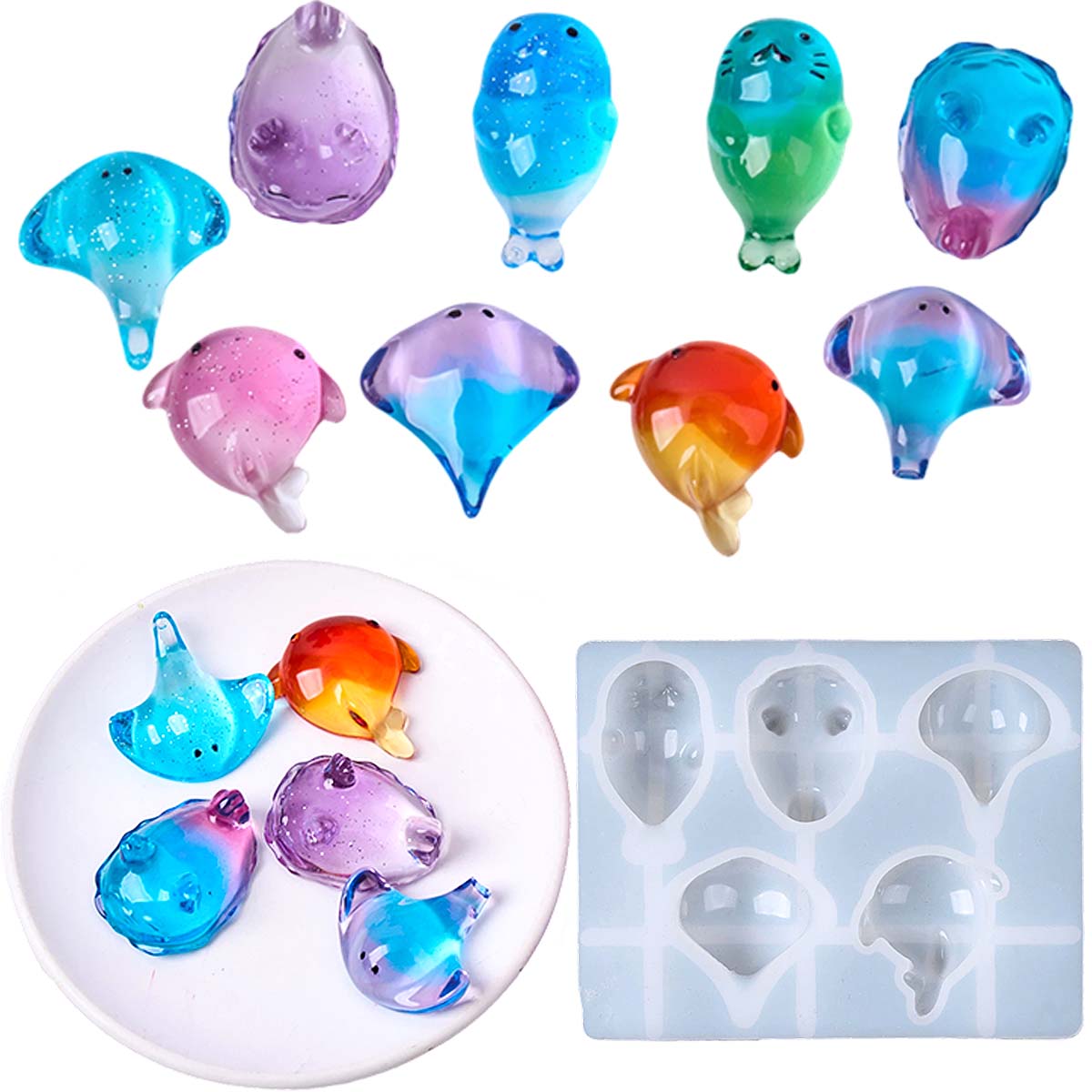 3D Healing Kawaii Manta Ray Wh - đánh giá và giá Soap Making Formula