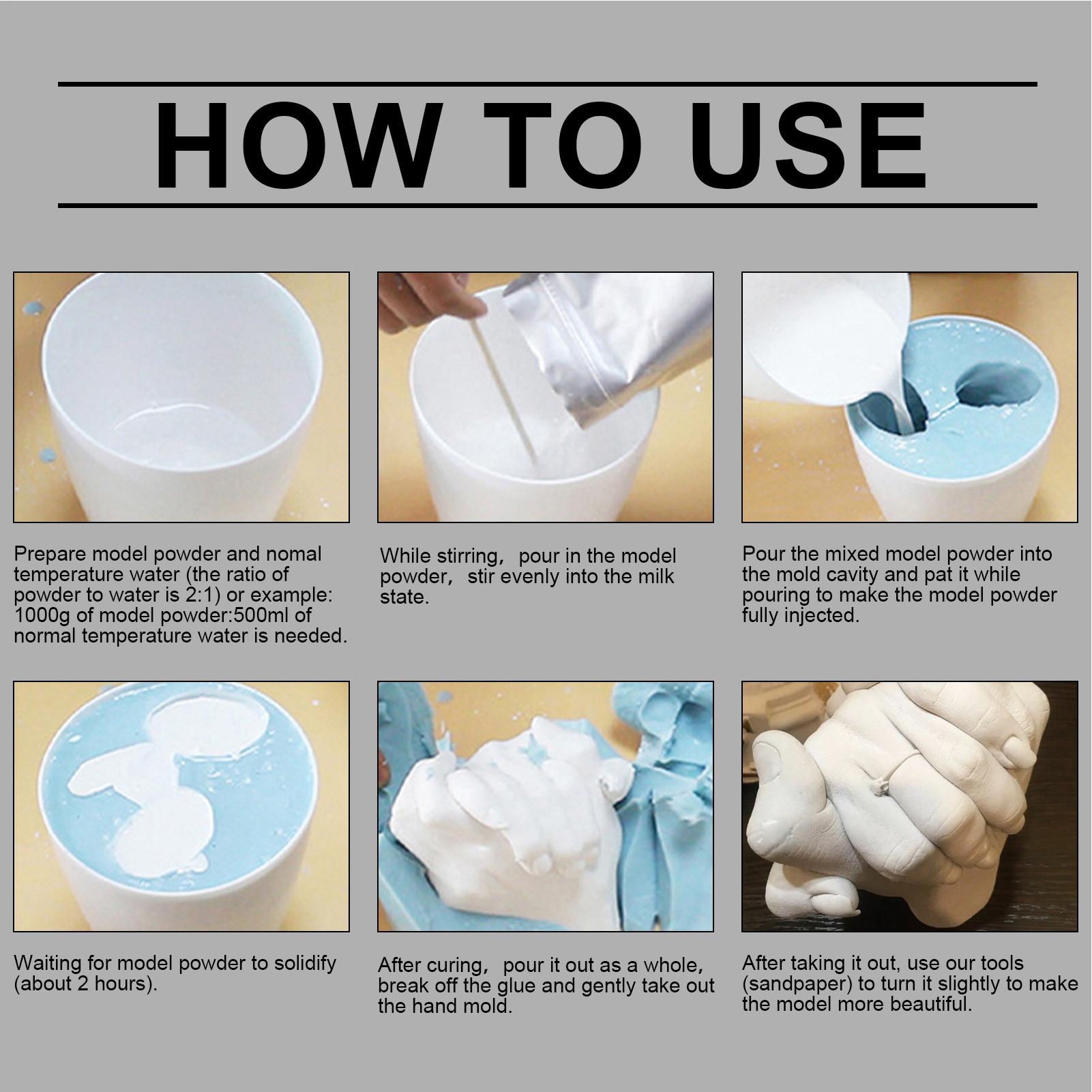 Baby Hand And Foot Casting Kit - đánh giá và giá Soap Making Equipment For Beginners