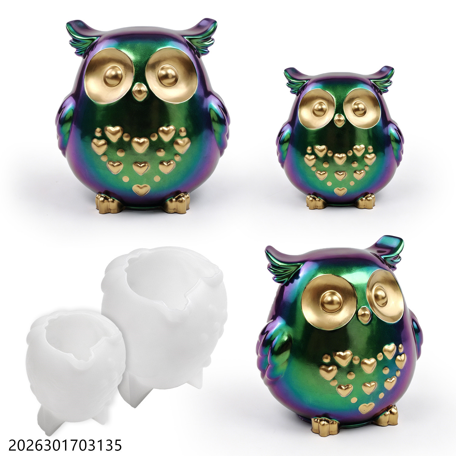 Owl Silicone Mold 3D Bird Shap - đánh giá và giá Soap Making Formula